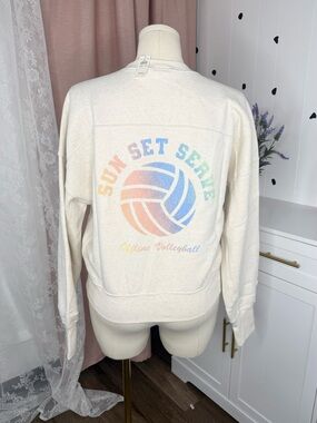 OFFLINE By Aerie Cloud FleeceCrewneck  IRON HEATHER  BIN#23 and Bin#19smallerszs